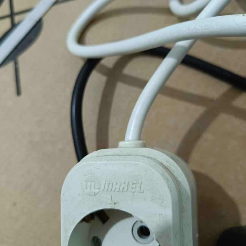 Beyaz 3'lü Priz Uzatma Kablosu, üç adet - Görsel 3