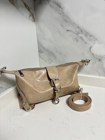 LUXE Yumuşak suni deri çarpraz çanta