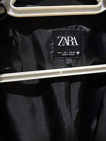l Beden siyah Renk Zara crop blazer
