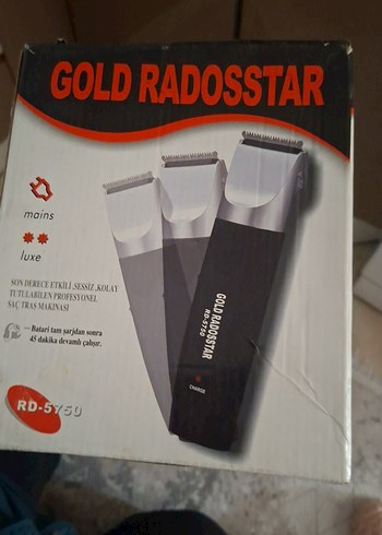 Gold Rados Star Şarjlı Saç Kesme Makinesi - Görsel 2