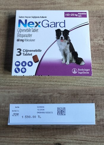 NexGard 10/25 dış parazit
