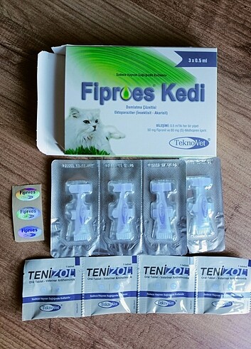 İç dış parazit kedi fibreos 
