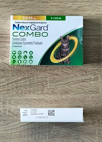 Nexgard combo kedi 