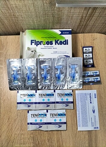 İç dış parazit kedi