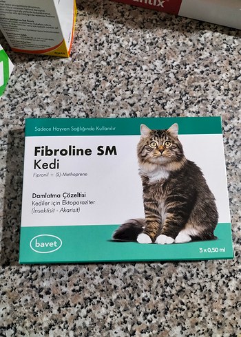 fibroline kedi dış parazit