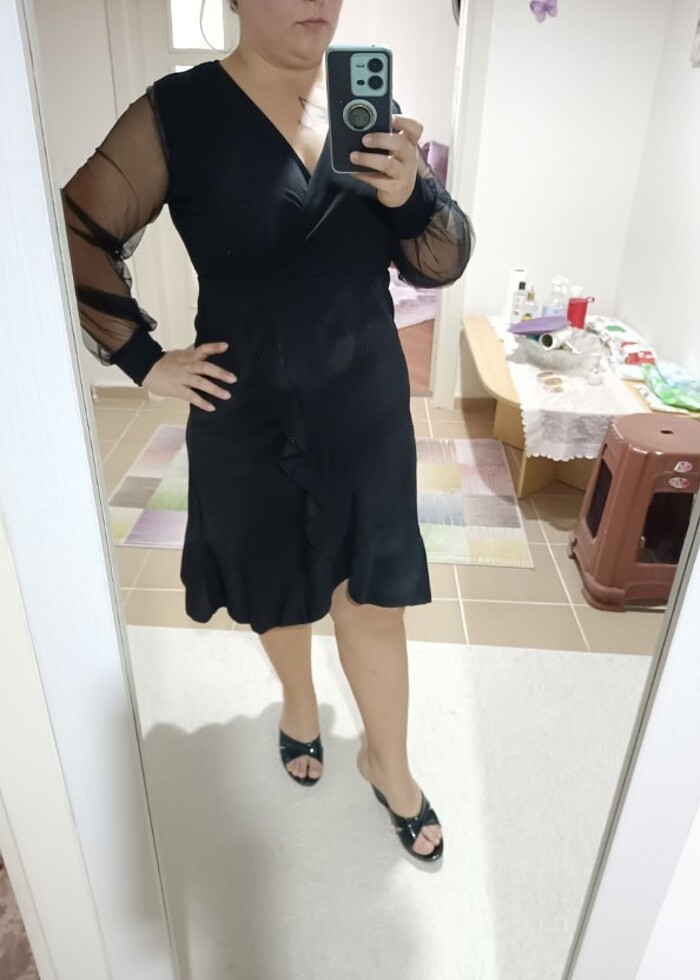 Tüllü elbise - Görsel 2