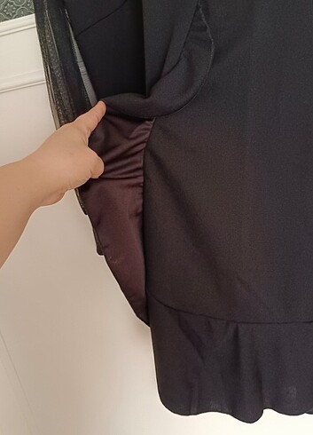 Tüllü abiye elbise - Görsel 4