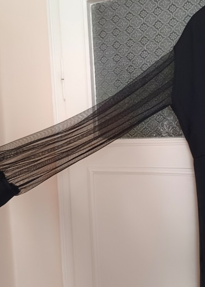 Tüllü abiye elbise - Görsel 3