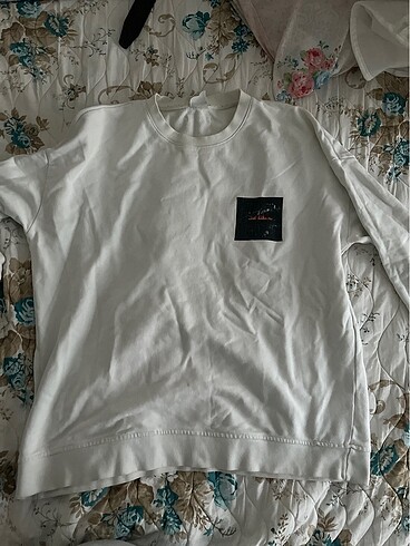 Beyaz erkek sweat