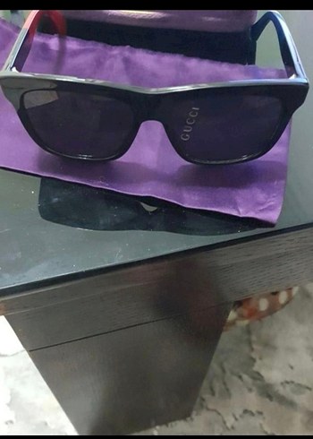 Siyah Minimalist Kadın Güneş Gözlüğü - Görsel 5