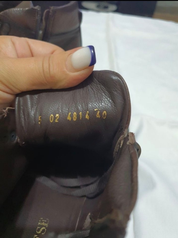 Kahverengi Deri Erkek Bot ,divarese - Görsel 5