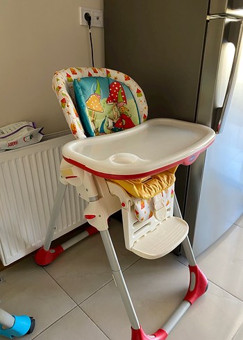Chicco Kırmızı Bebek Mama Sandalyesi