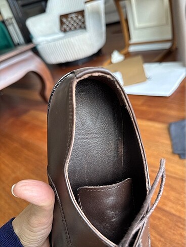 Vakko Collection Hakiki Deri Kahverengi Oxford Ayakkabı (41 Numa - Görsel 7