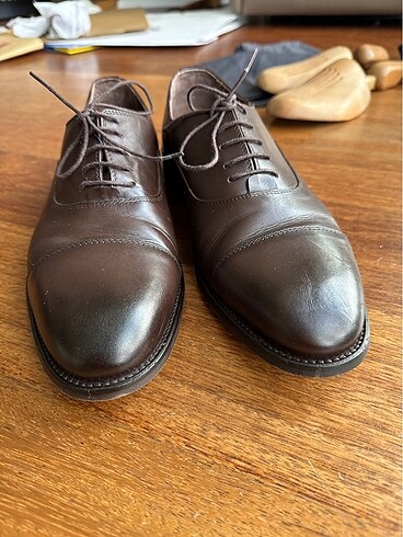 Vakko Collection Hakiki Deri Kahverengi Oxford Ayakkabı (41 Numa - Görsel 9