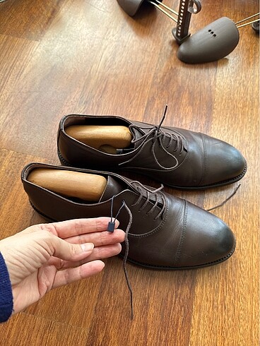 Vakko Collection Hakiki Deri Kahverengi Oxford Ayakkabı (41 Numa - Görsel 12