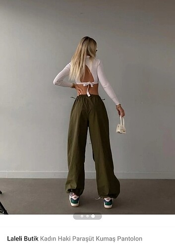 xs Beden Jogger paraşüt pantolon
