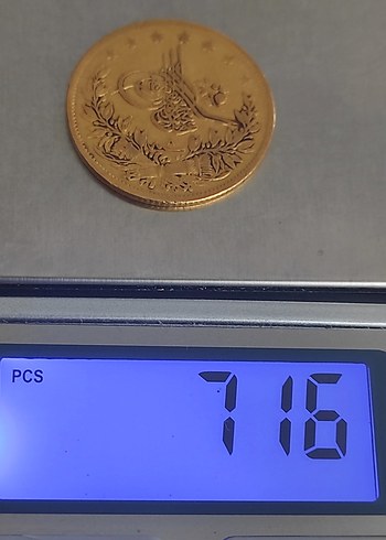 Beden t orjinal Osmanlı 22 gram altın 1255/8 cülus fiyat 40000 TL