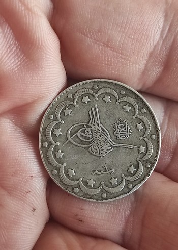 Osmanlı Dönemi Gümüş Para. 1327/9 cülus nadir