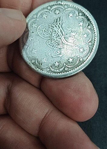  Beden Renk 1255/ 15 sene kulüp tan çıkma gümüş 20 kuruş 