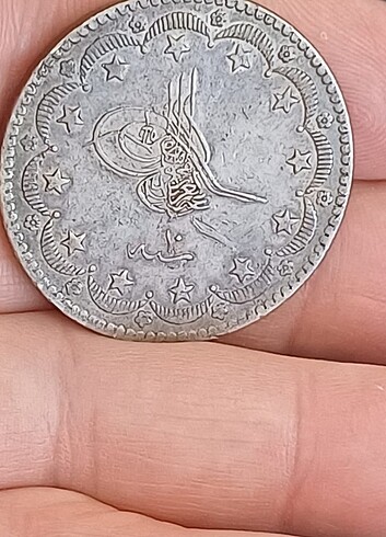 1277/10sene nadir gümüş 20 kuruş (Osmanlı gümus 24 gram ü