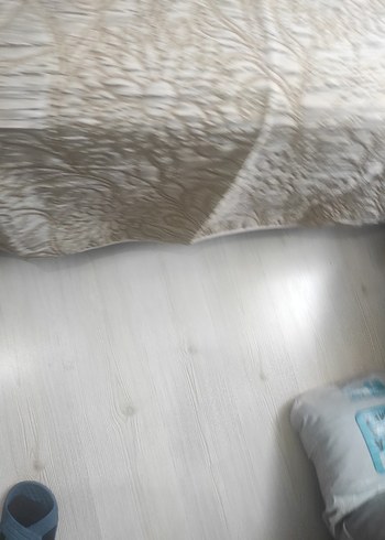 Bej Nakışlı Gri Desenli Yatak Örtüsü - Görsel 7