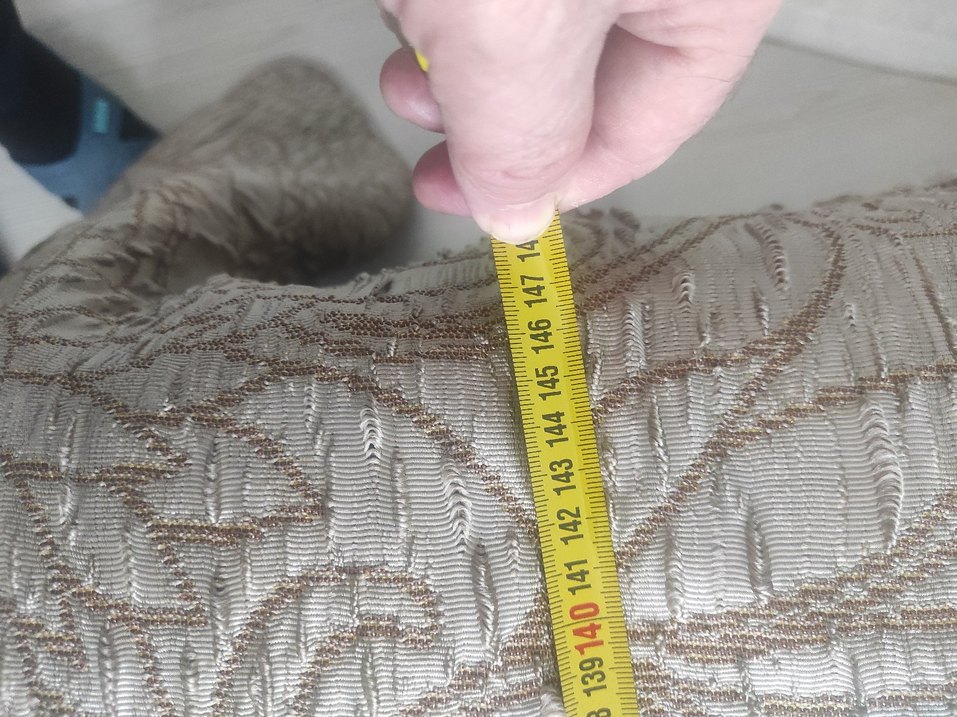 Bej Nakışlı Gri Desenli Yatak Örtüsü - Görsel 4