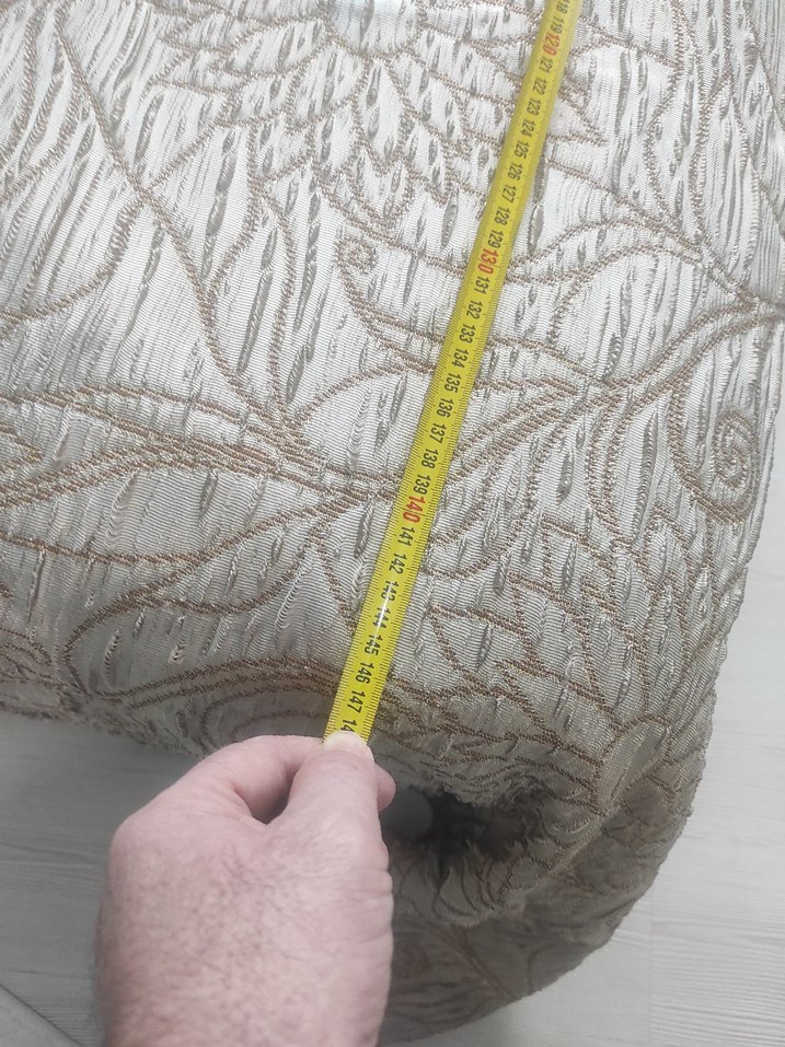 Bej Nakışlı Gri Desenli Yatak Örtüsü - Görsel 3