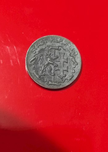 1919 Vintage Savaş Parası Rozeti - Görsel 3