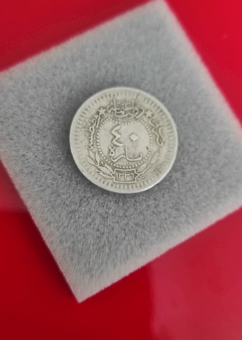 Gri Vintage Erkek Rozet. Vahdettin 40 PARA nadir - Görsel 8