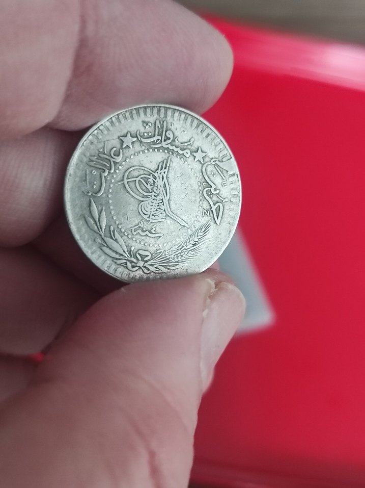 Gri Vintage Erkek Rozet. Vahdettin 40 PARA nadir - Görsel 3