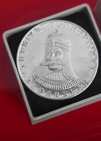 Altın Renk Parlak Alparslan Rozeti  19 gram gümüş cil - Görsel 12