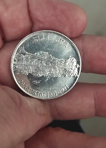 Altın Renk Parlak Alparslan Rozeti  19 gram gümüş cil - Görsel 8