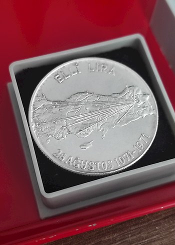 Altın Renk Parlak Alparslan Rozeti  19 gram gümüş cil - Görsel 14