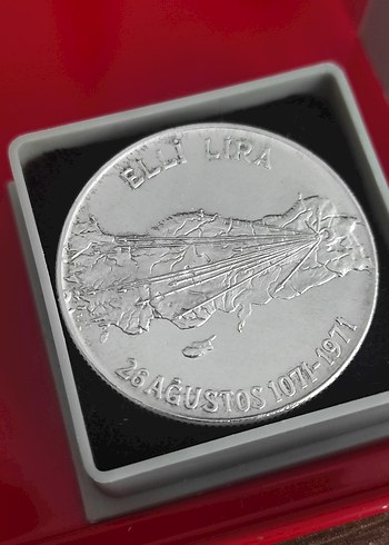 Altın Renk Parlak Alparslan Rozeti  19 gram gümüş cil - Görsel 10