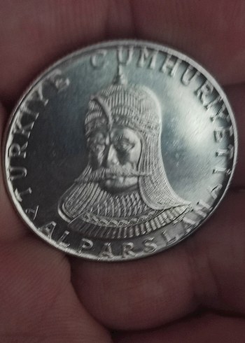 Altın Renk Parlak Alparslan Rozeti  19 gram gümüş cil - Görsel 7