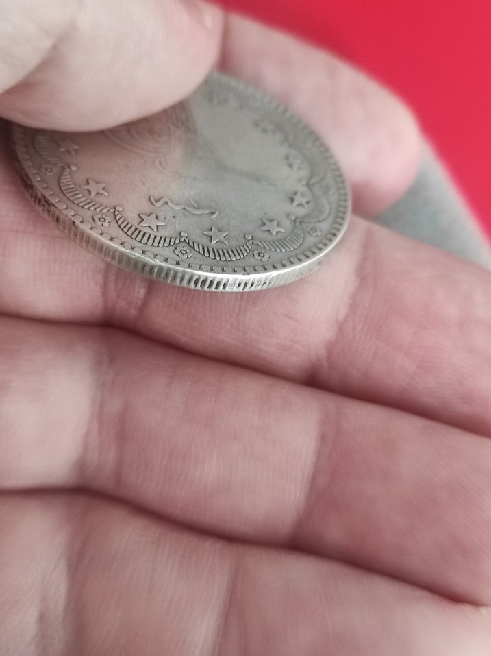 Gri Vintage Erkek Rozeti Nadir murat gümüş 20 kuruş - Görsel 4