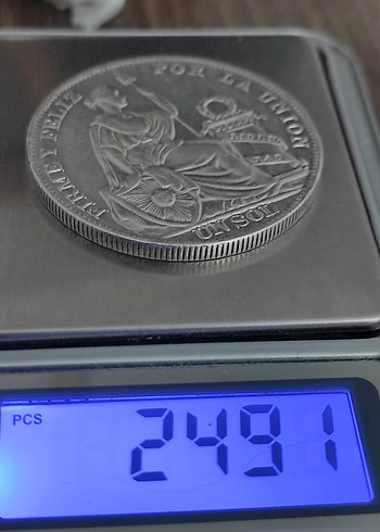 Gri Vintage Erkek Rozeti. 24.91 gram gümüş - Görsel 5