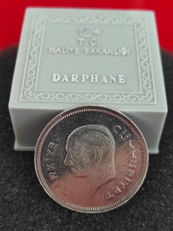 1937 Gri Vintage Erkek Rozet. Cil setten cikma - Görsel 3