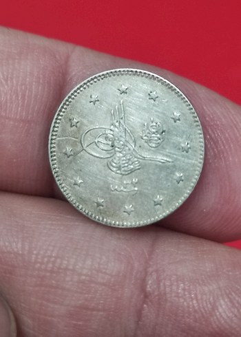 Erkek Vintage Gri Rozet 3 adet gümüş 2 kurus - Görsel 8