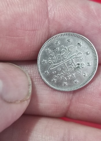 Erkek Vintage Gri Rozet 3 adet gümüş 2 kurus - Görsel 12