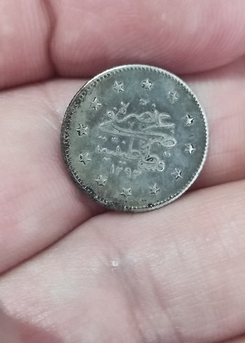 Erkek Vintage Gri Rozet 3 adet gümüş 2 kurus - Görsel 11