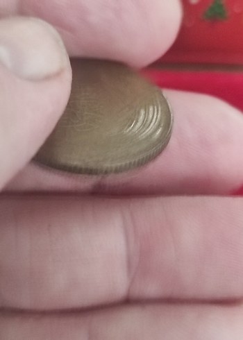 Gri Vintage Erkek Rozeti bronz 10 kurus - Görsel 5