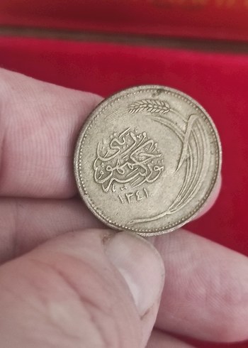 Gri Vintage Erkek Rozeti bronz 10 kurus - Görsel 14