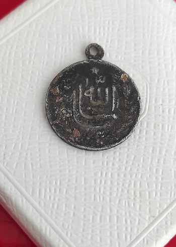 Nakışlı Zincir Detaylı Vintage Kadın Kolye Ucu eski - Görsel 7