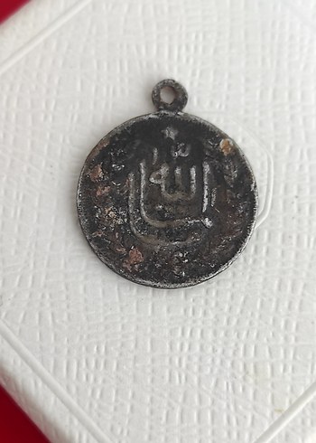 Nakışlı Zincir Detaylı Vintage Kadın Kolye Ucu eski - Görsel 9