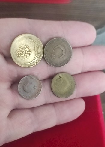 Altın Renkli Vintage Erkek Rozetleri 4 adet nadir - Görsel 7