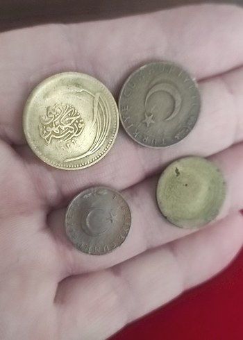 Altın Renkli Vintage Erkek Rozetleri 4 adet nadir - Görsel 9