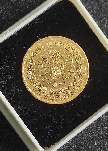 Vintage Altın Renkli Erkek Rozeti .22 ayar orjinal altını - Görsel 6