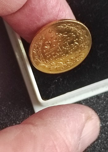 Vintage Altın Renkli Erkek Rozeti .22 ayar orjinal altını - Görsel 9