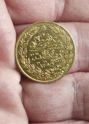 Vintage Altın Renkli Erkek Rozeti .22 ayar orjinal altını - Görsel 3